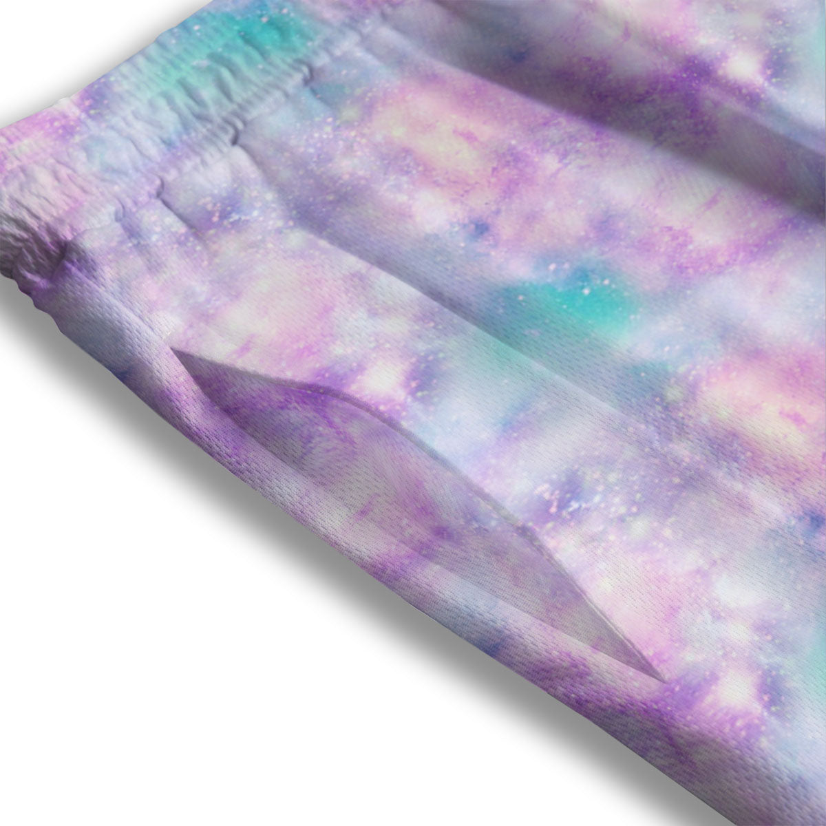 Fantasy Star Print Pattern Mesh Shorts