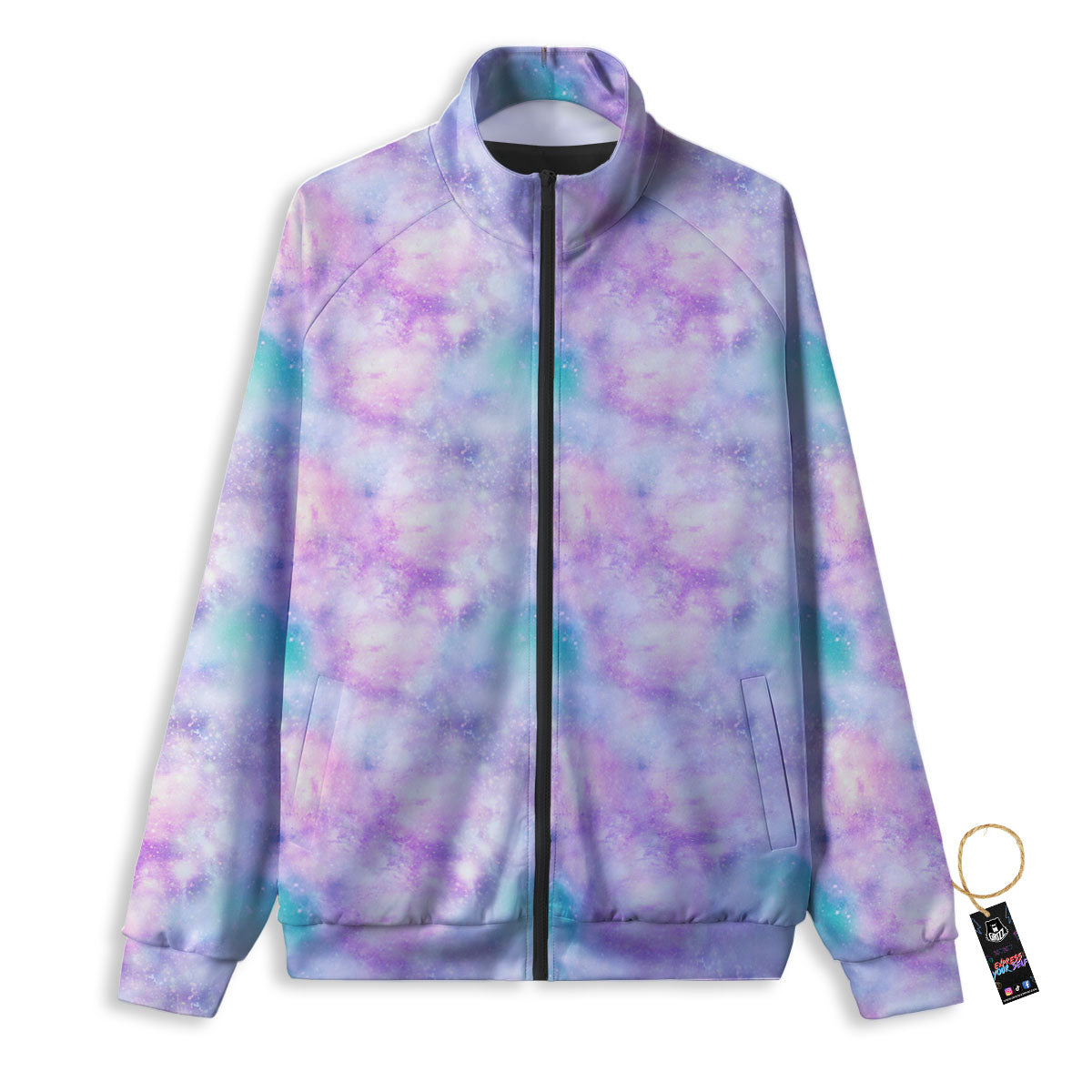 Fantasy Star Print Pattern Track Jacket-grizzshop