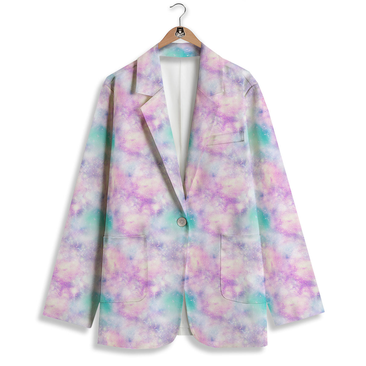 Fantasy Star Print Pattern Women's Blazer-grizzshop