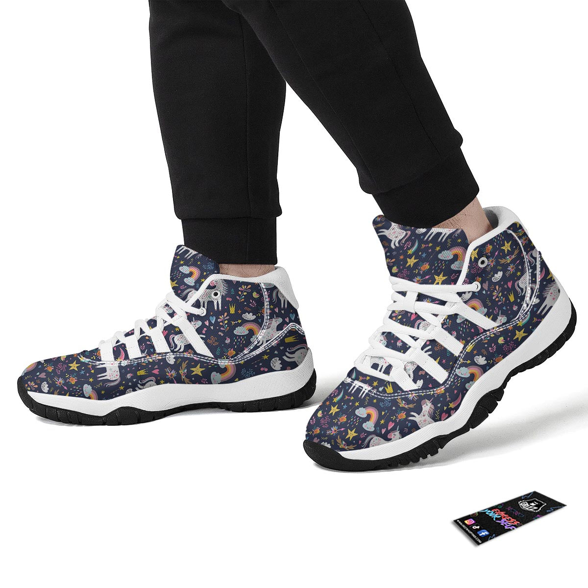 Fantasy Unicorn White Bball Shoes-grizzshop