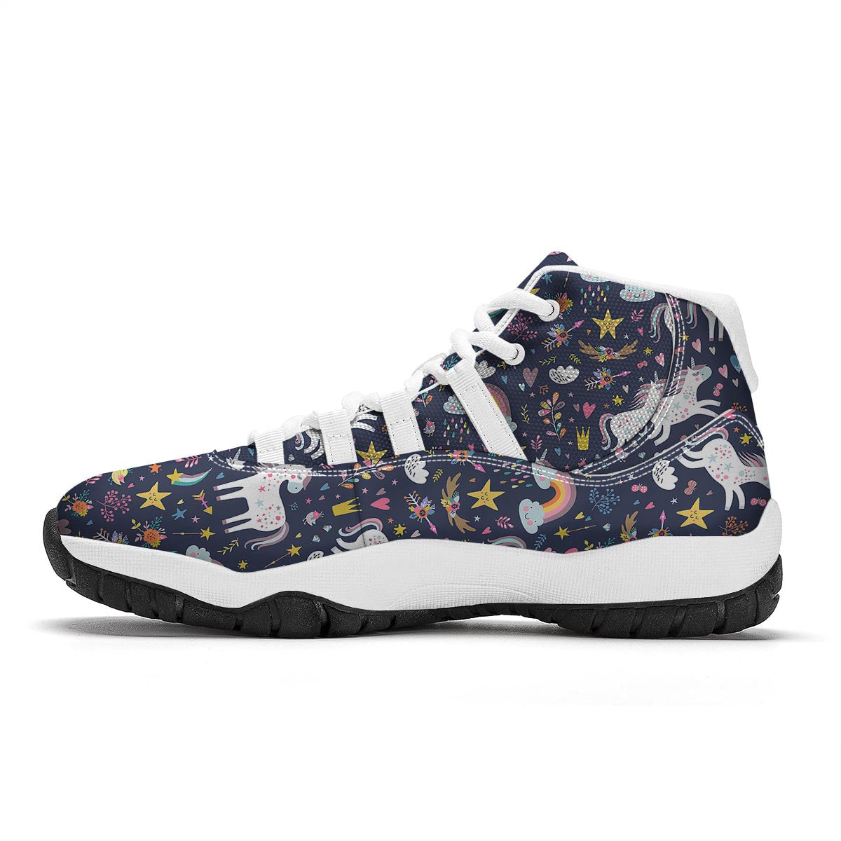 Fantasy Unicorn White Bball Shoes-grizzshop