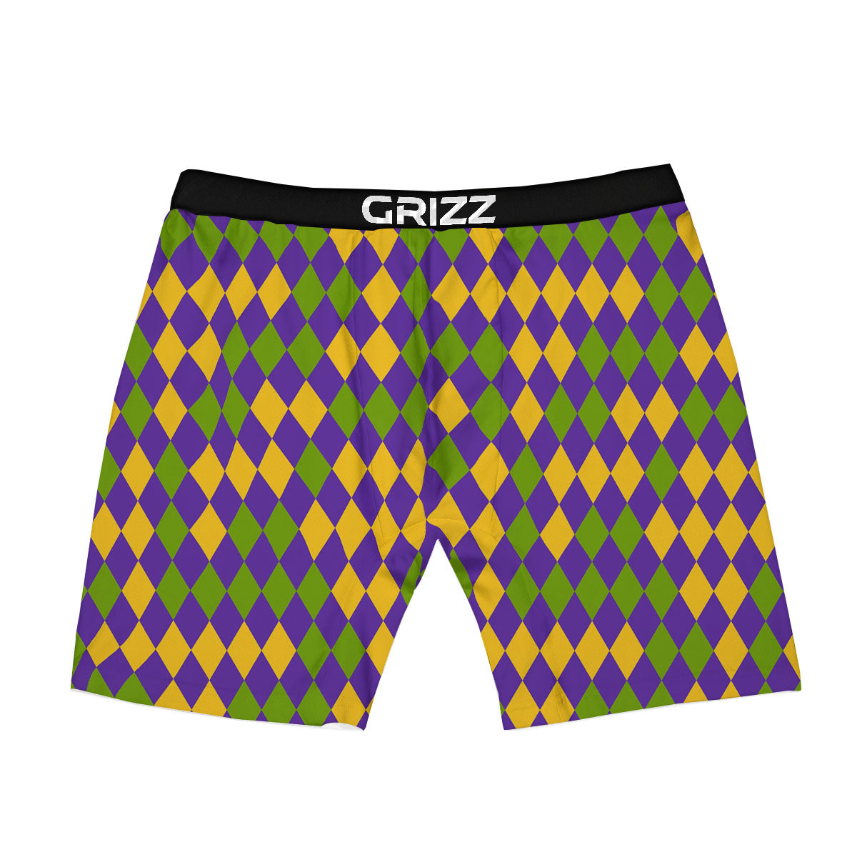 Fat Tuesday Mardi Gras Pattern Boxer Briefs-grizzshop