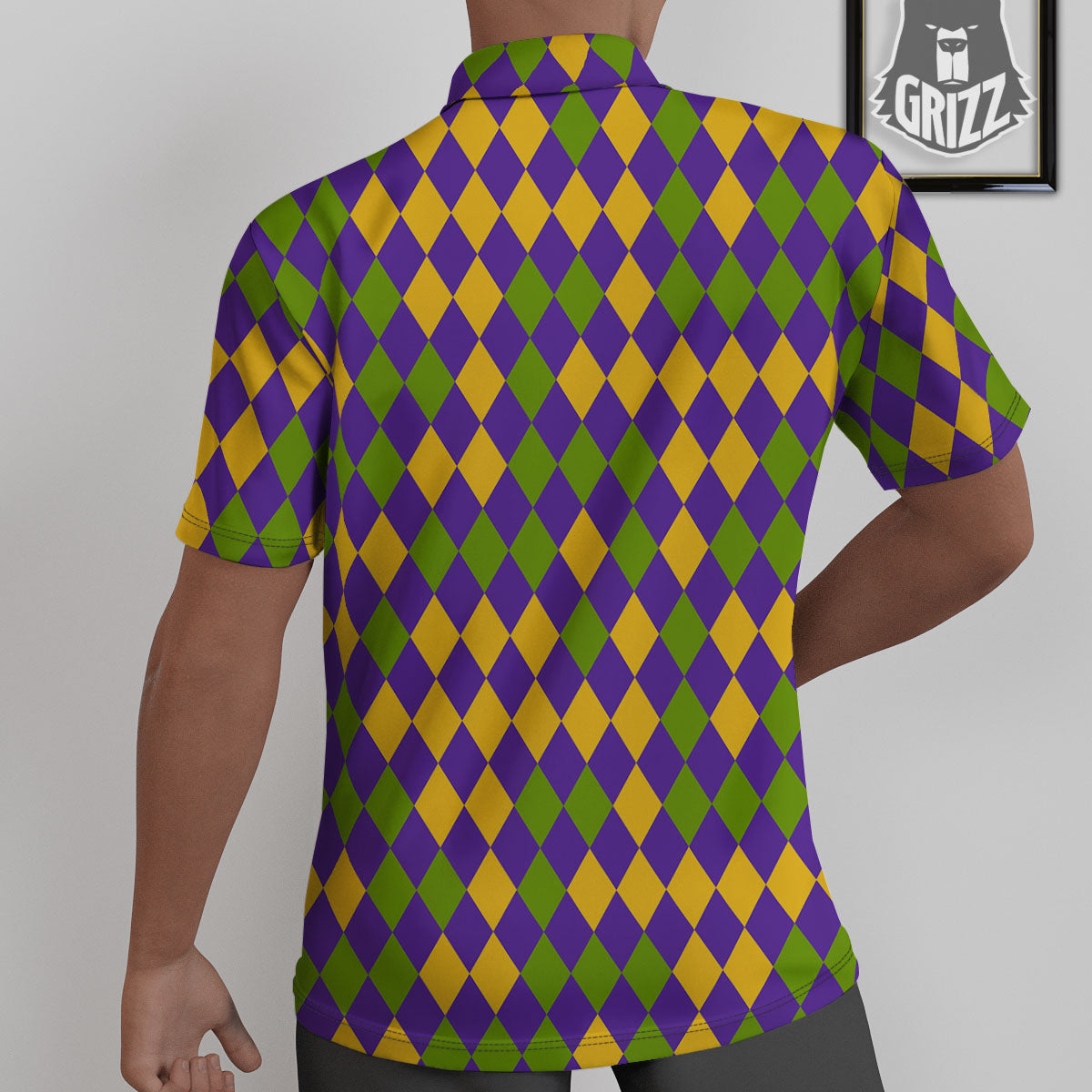 Fat Tuesday Mardi Gras Pattern Untucked Shirts-grizzshop