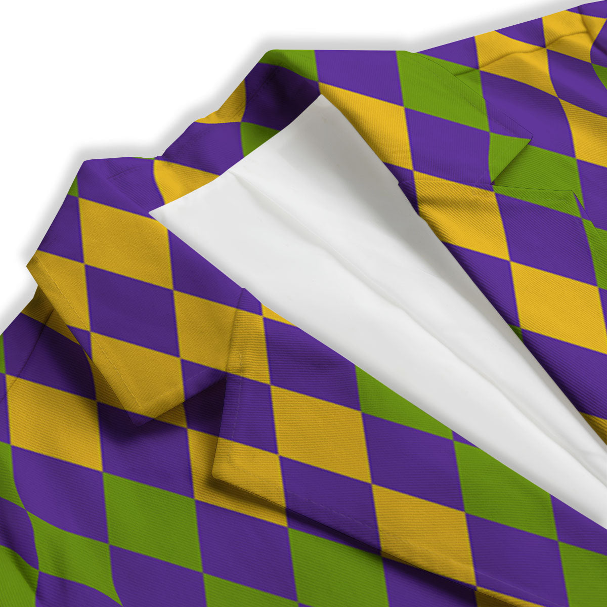 Fat Tuesday Mardi Gras Pattern Women's Blazer-grizzshop