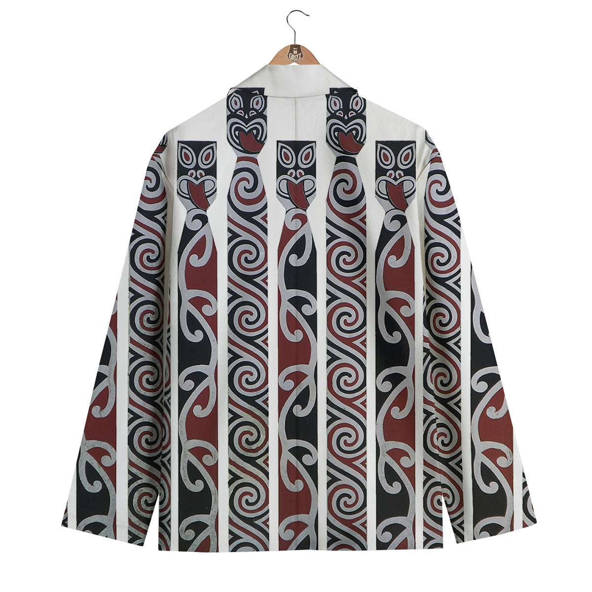 Fence Maori Print Men's Blazer-grizzshop