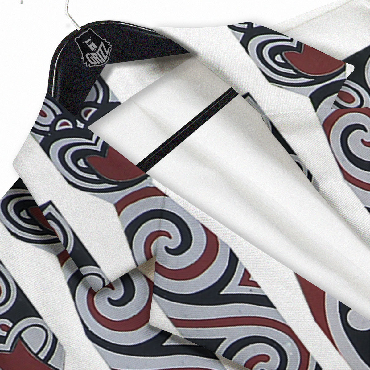 Fence Maori Print Men's Sport Coat-grizzshop