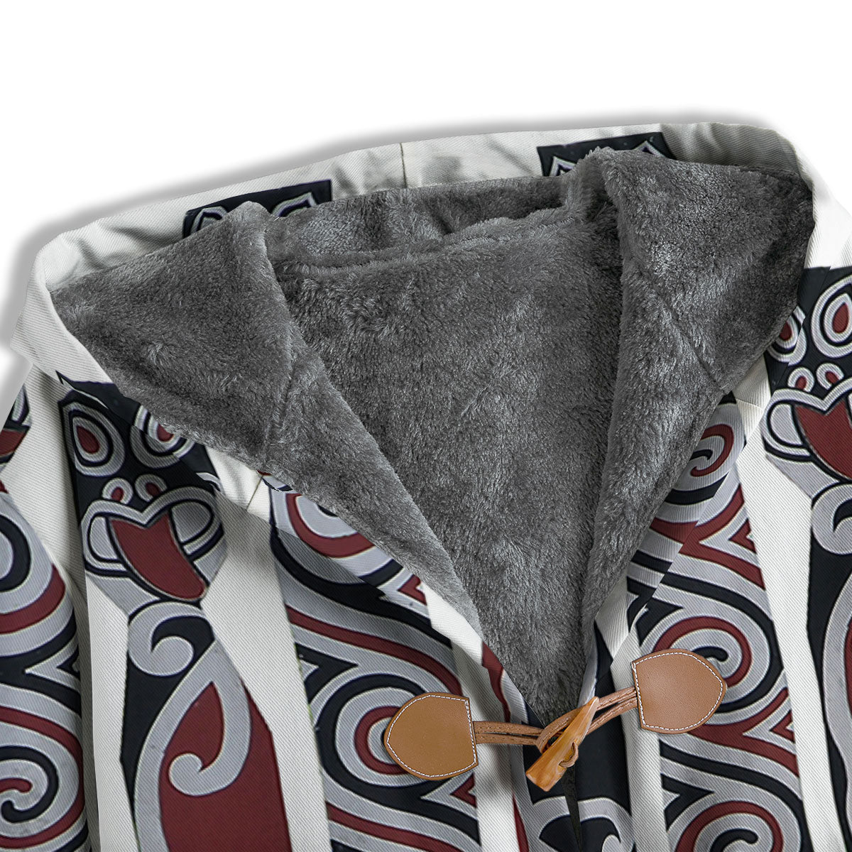 Fence Maori Print Men's Windbreaker Jacket-grizzshop