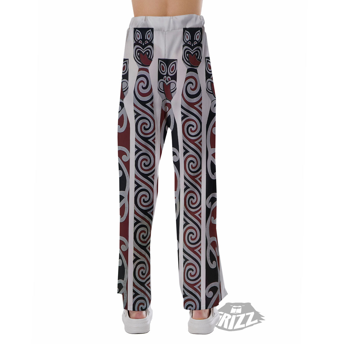 Fence Maori Print Pajama Pants-grizzshop