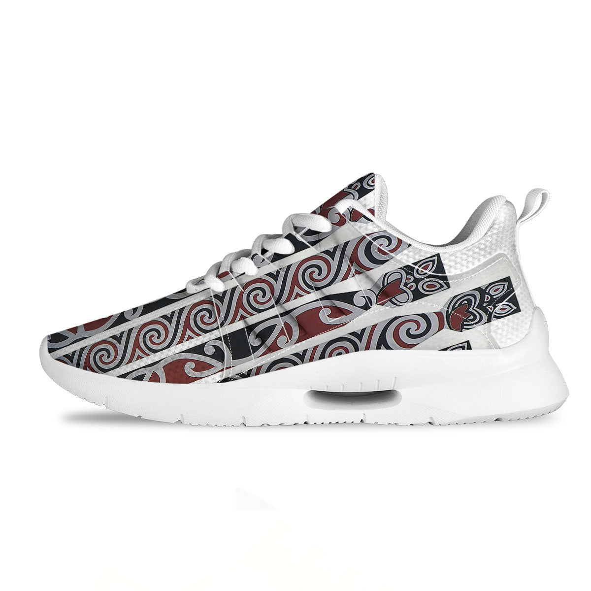 Fence Maori Print Tennis Shoes-grizzshop