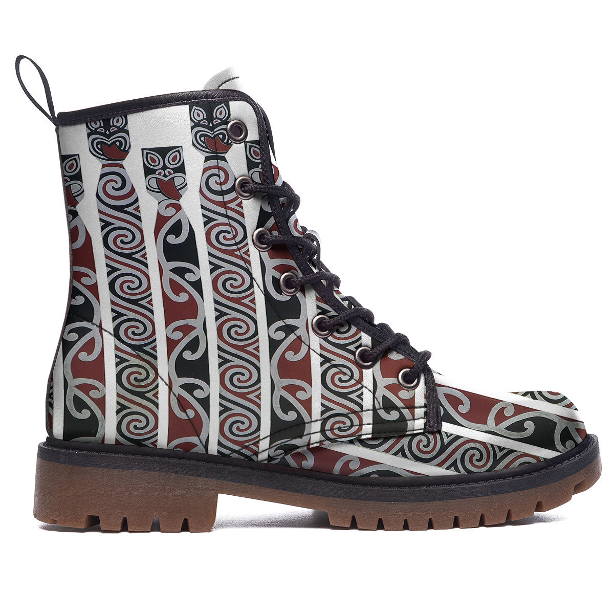 Fence Maori Print Work Boots-grizzshop