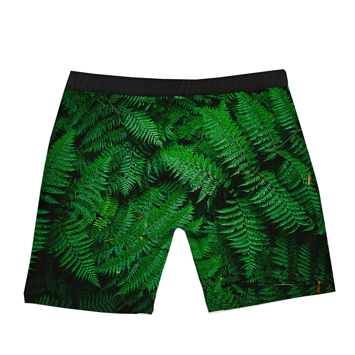 Fern Leaf Green Print Boxer Briefs-grizzshop
