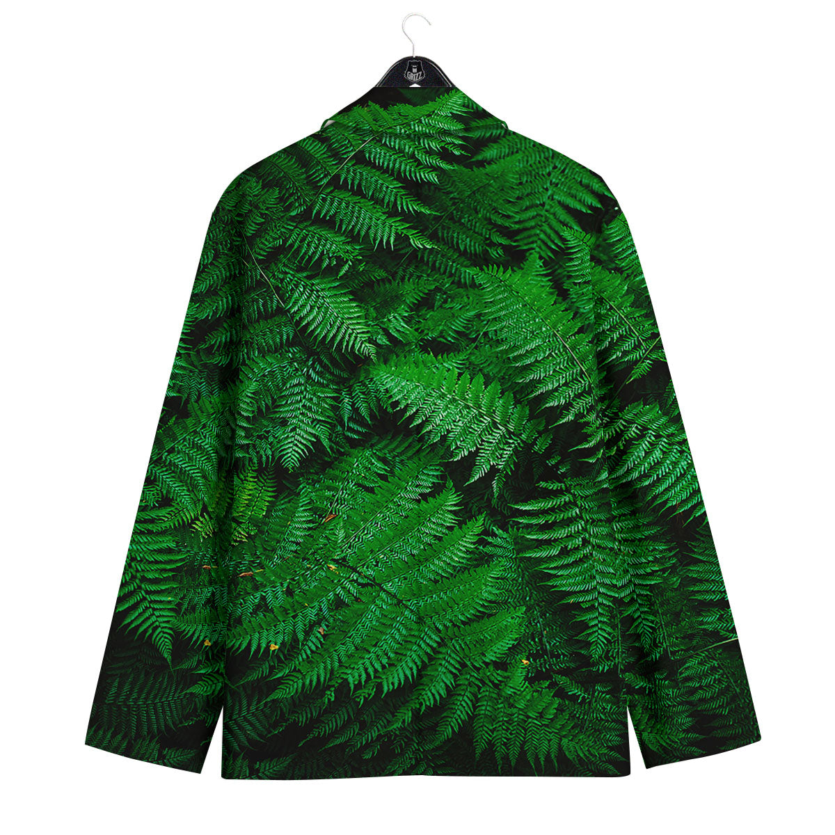 Fern Leaf Green Print Men's Sport Coat-grizzshop