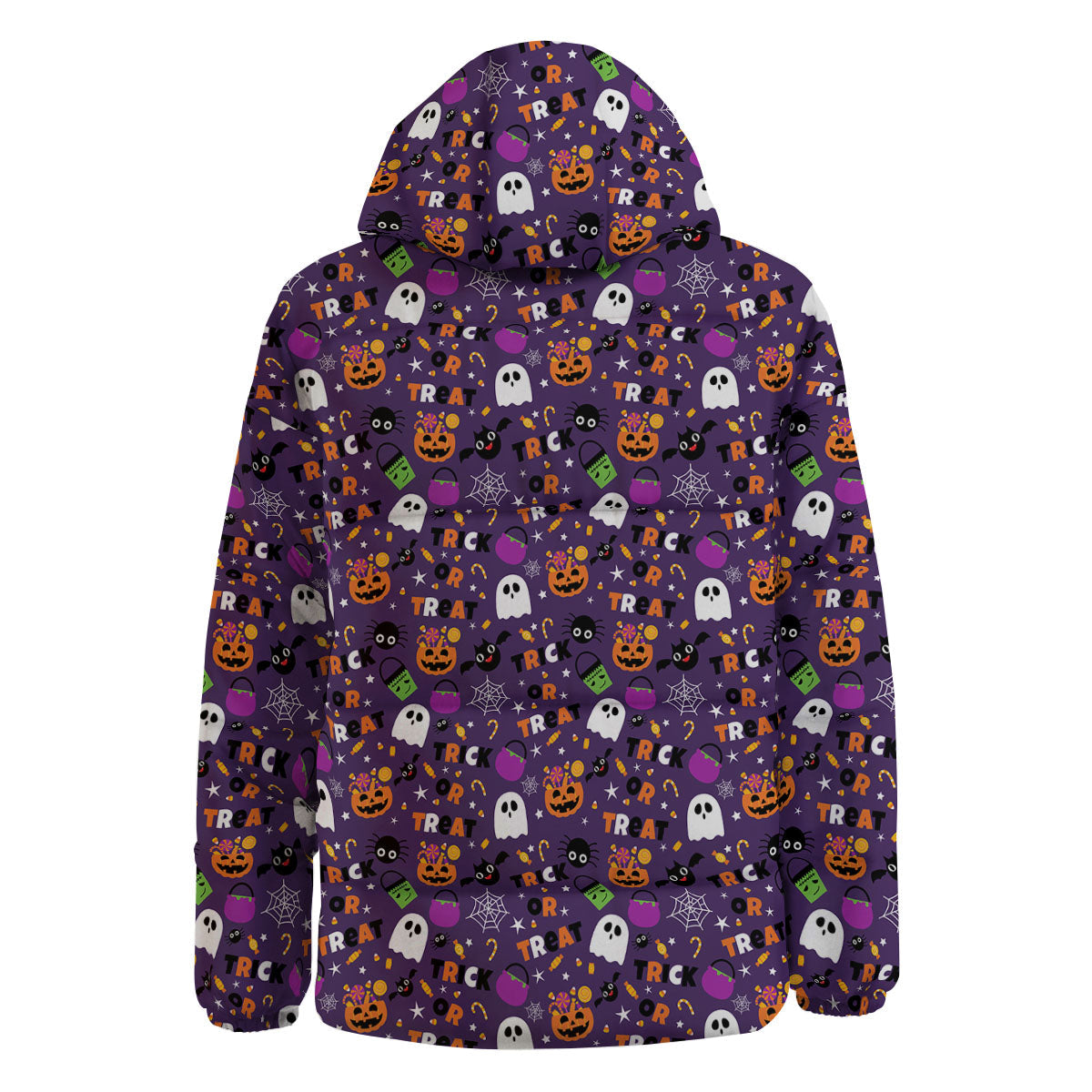 Festival Halloween Print Pattern Down Jacket-grizzshop