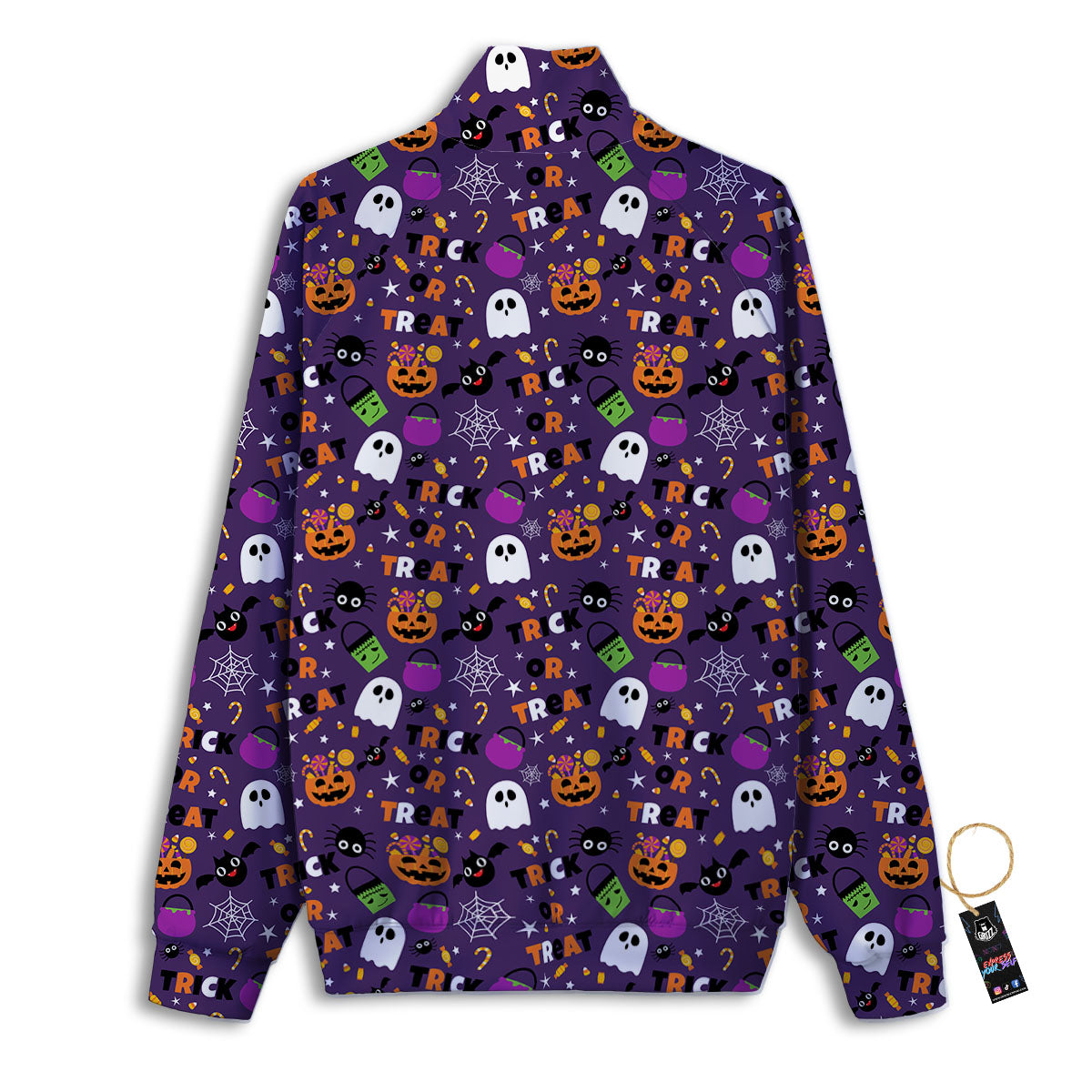 Festival Halloween Print Pattern Track Jacket-grizzshop