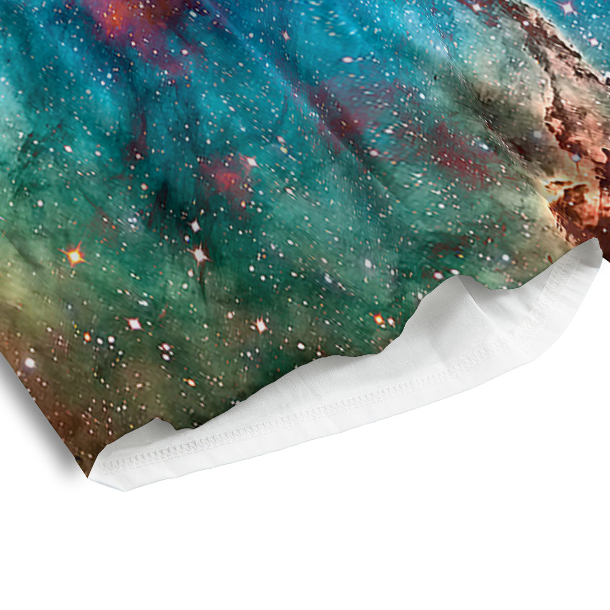 Floral Lily Print Pattern Men's Athletic Shorts