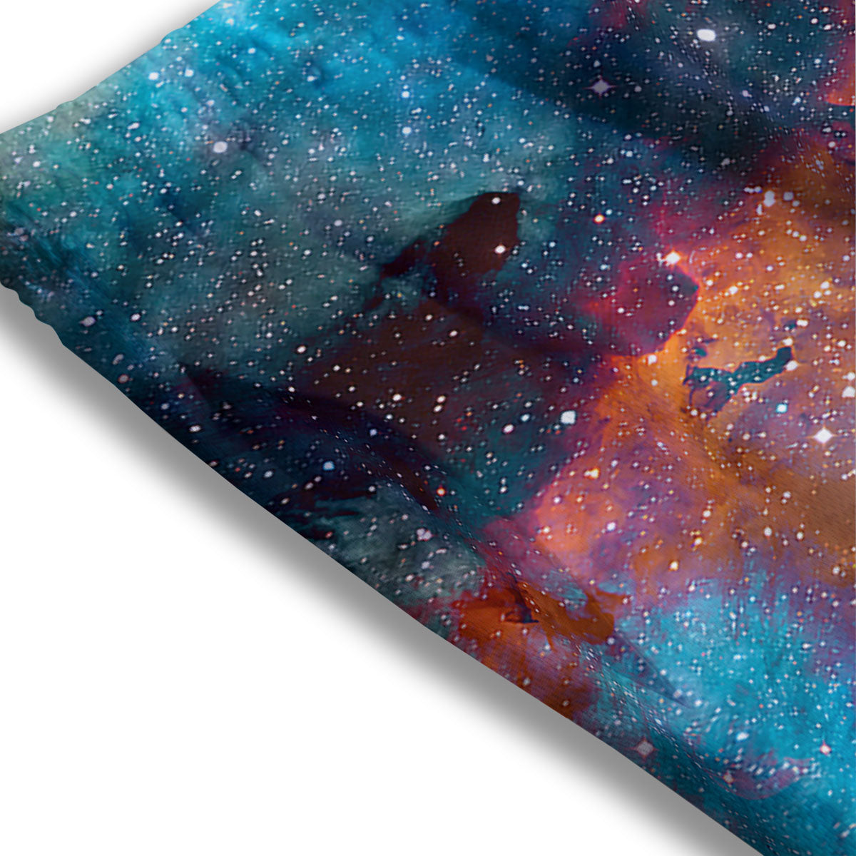 Fiery Universe Nebula Galaxy Space Print Mesh Shorts