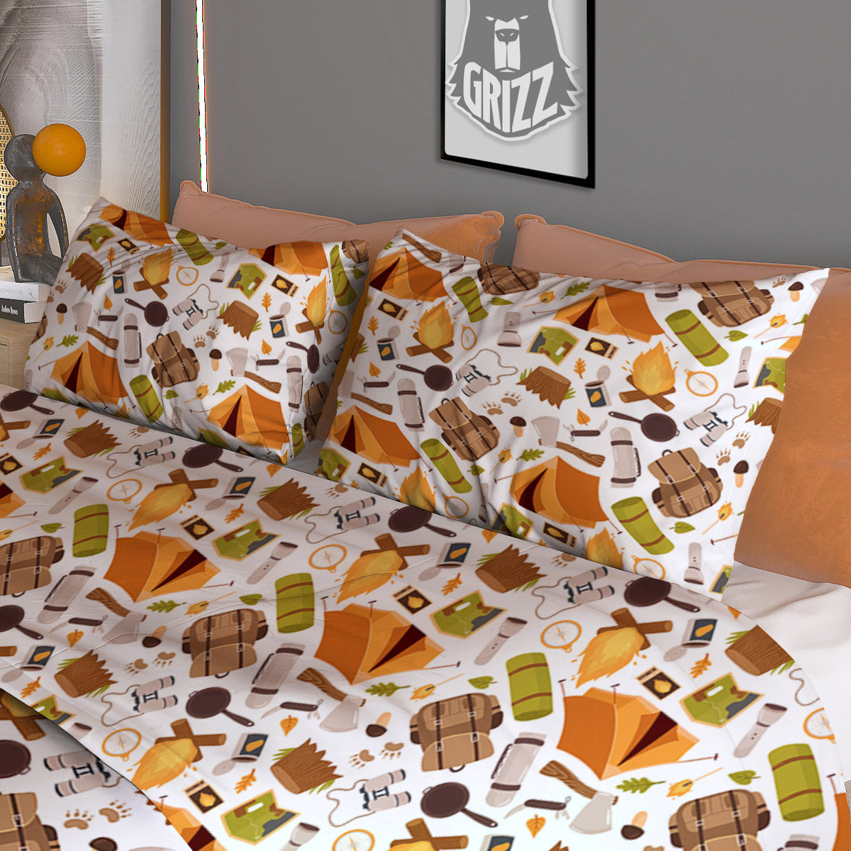 Flower Eye Of Providence Print Duvet Cover Bedding Set