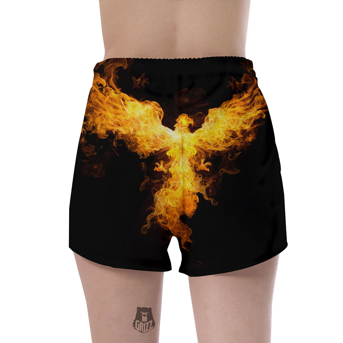Firebird Phoenix Print Women's Shorts-grizzshop