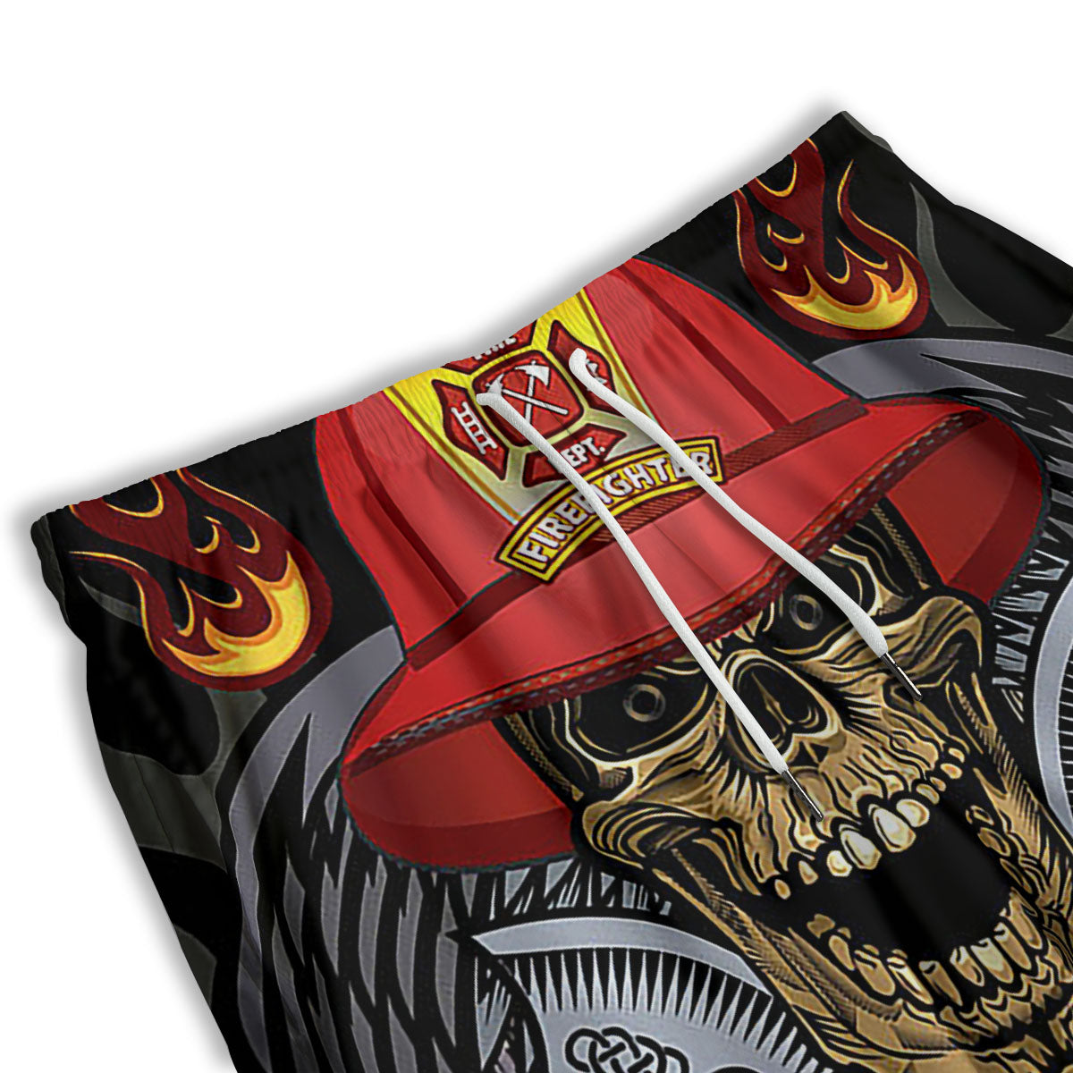 Firefighter Volunteer Print Men's Athletic Shorts