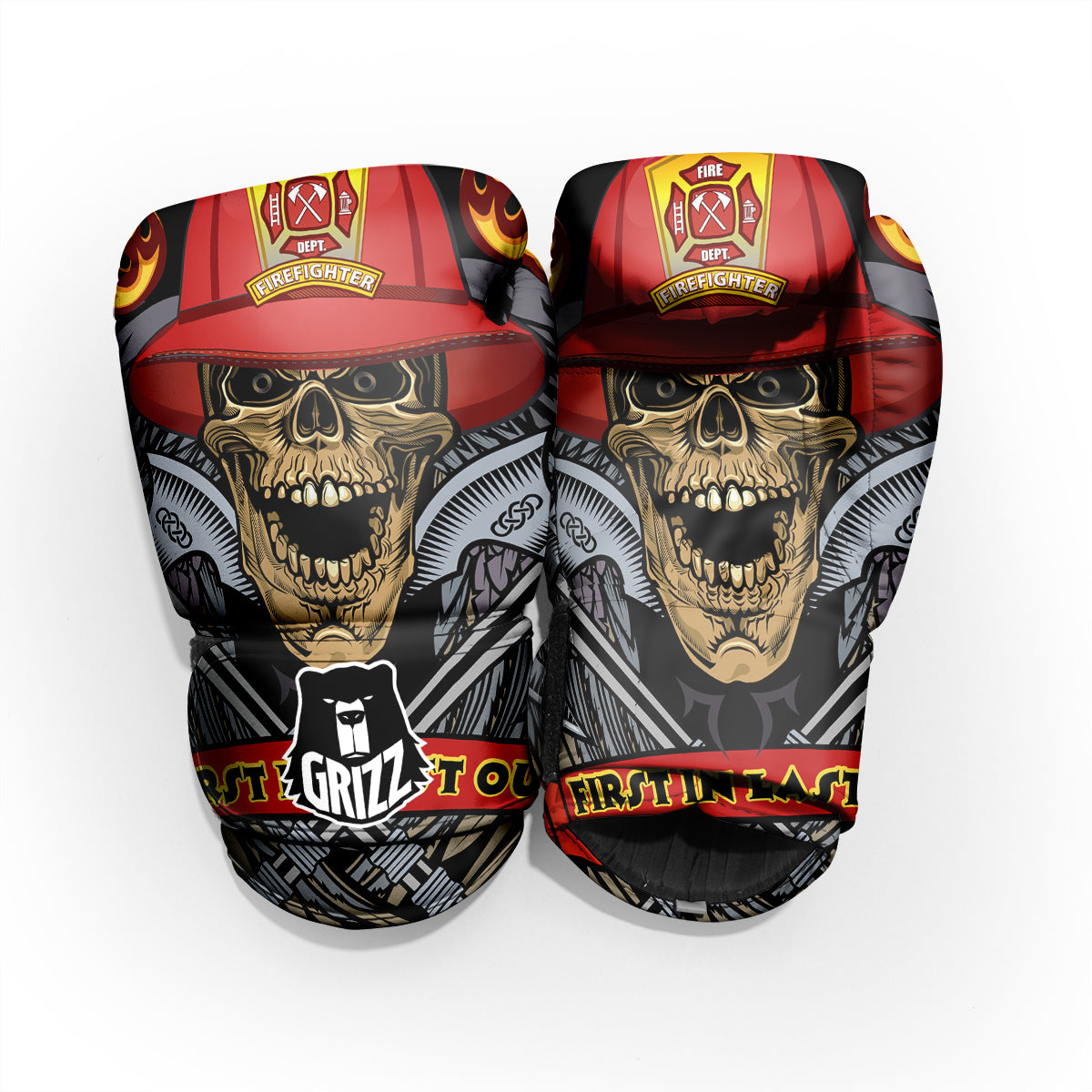Firefighter Volunteer Print Pro Boxing Glove