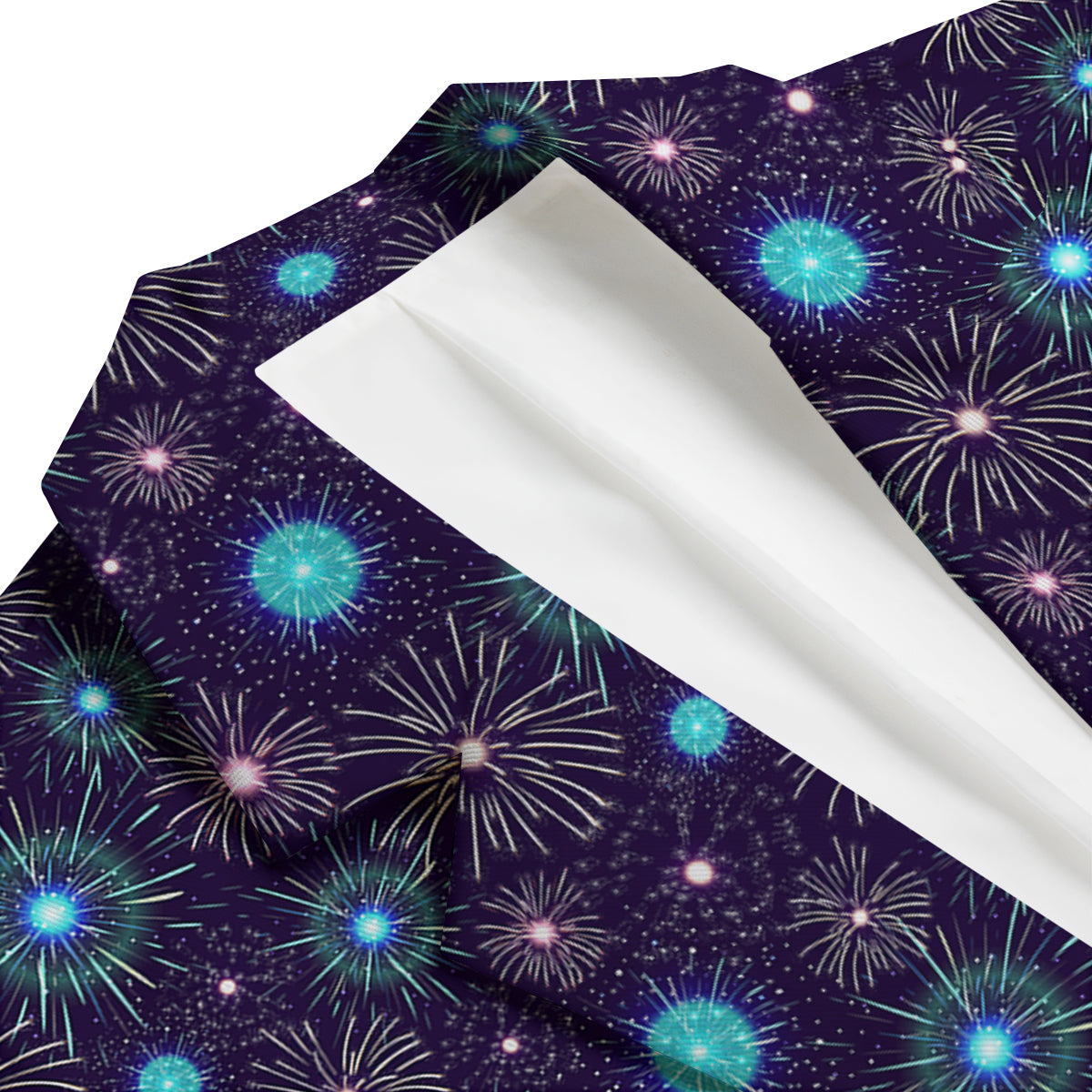 Firework Fetival Print Pattern Men's Blazer-grizzshop
