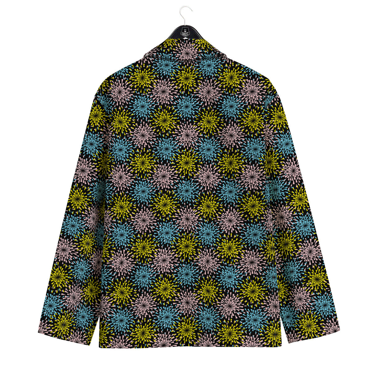 Fireworks Flowers Abstract Print Pattern Men's Sport Coat-grizzshop