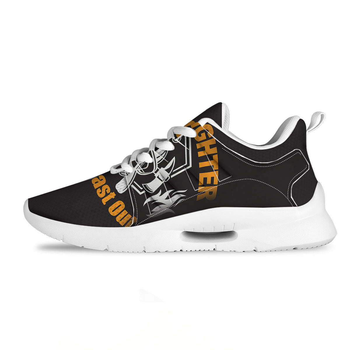 First In Last Out Firefighter Print Tennis Shoes-grizzshop