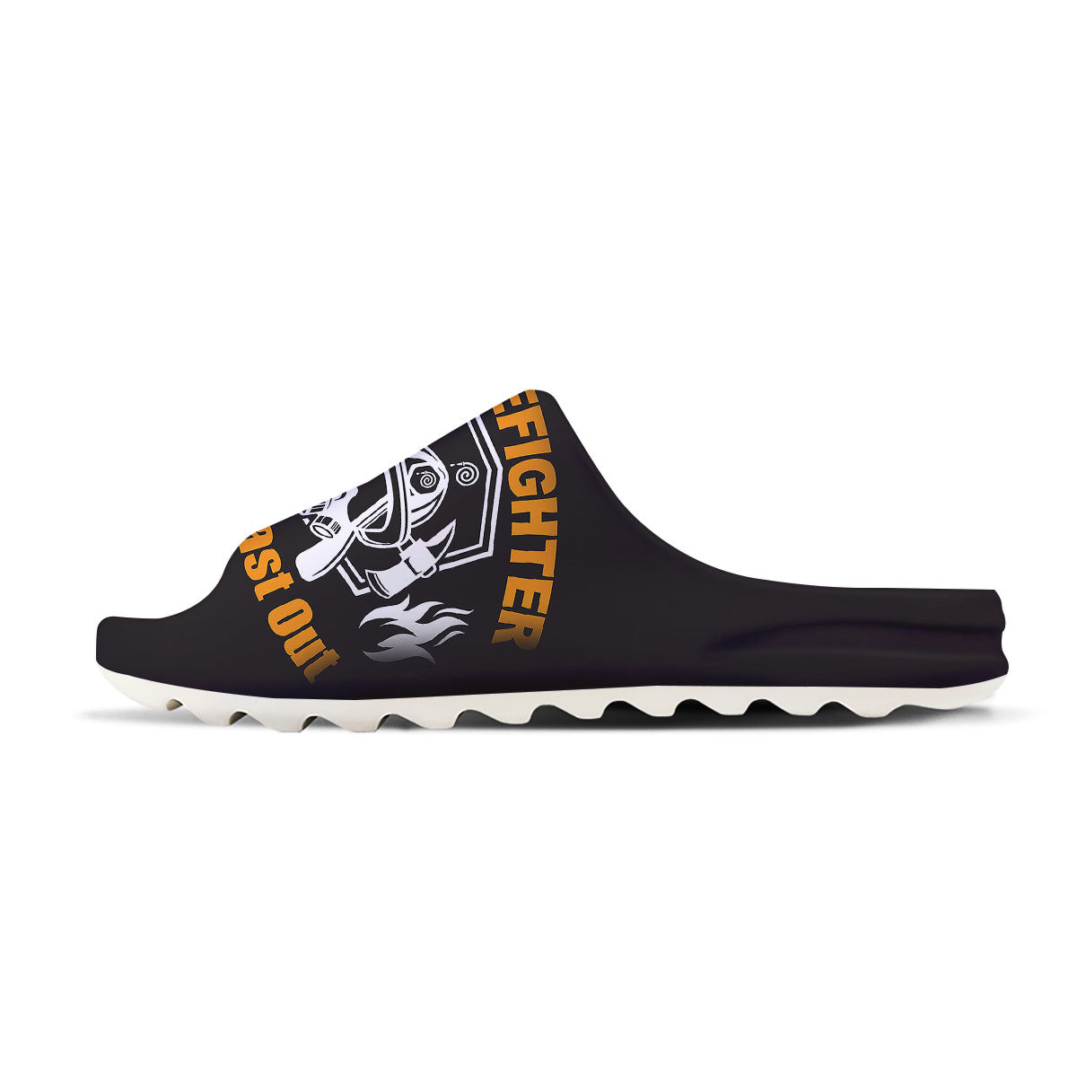 First In Last Out Firefighter Print Sandals-grizzshop