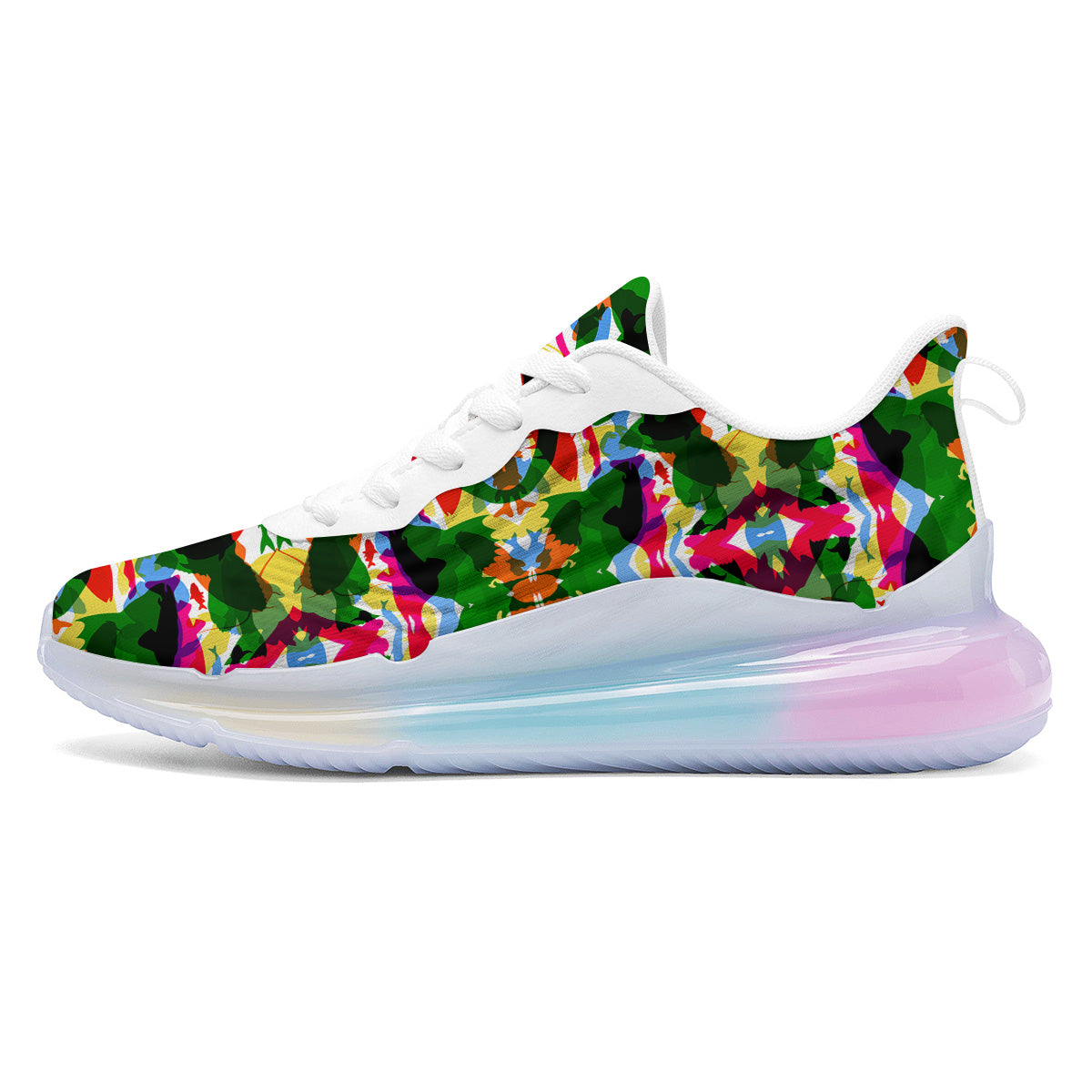 Fish Colorful Abstract Print Pattern Running Sneakers-grizzshop