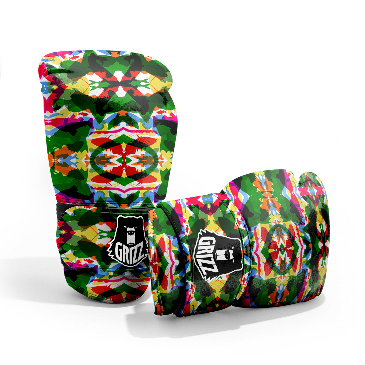 Fish Colorful Abstract Print Pattern Pro Boxing Glove