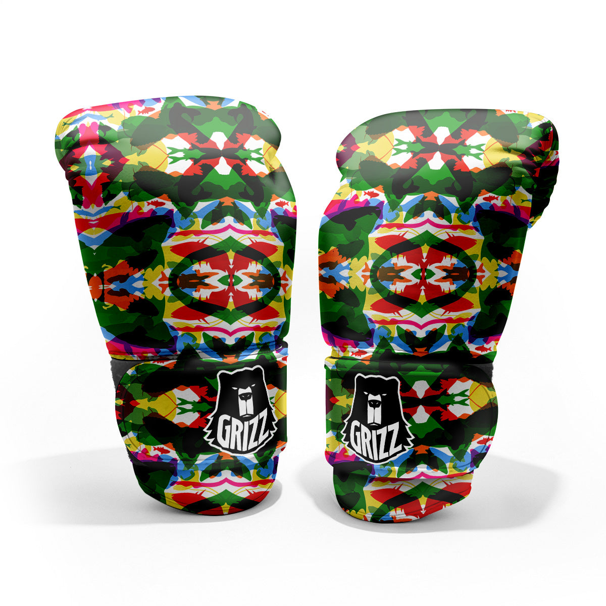 Fish Colorful Abstract Print Pattern Pro Boxing Glove
