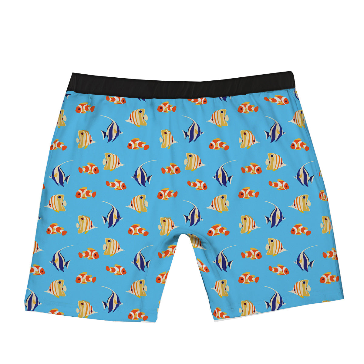 Fish Cute Print Pattern Boxer Briefs-grizzshop