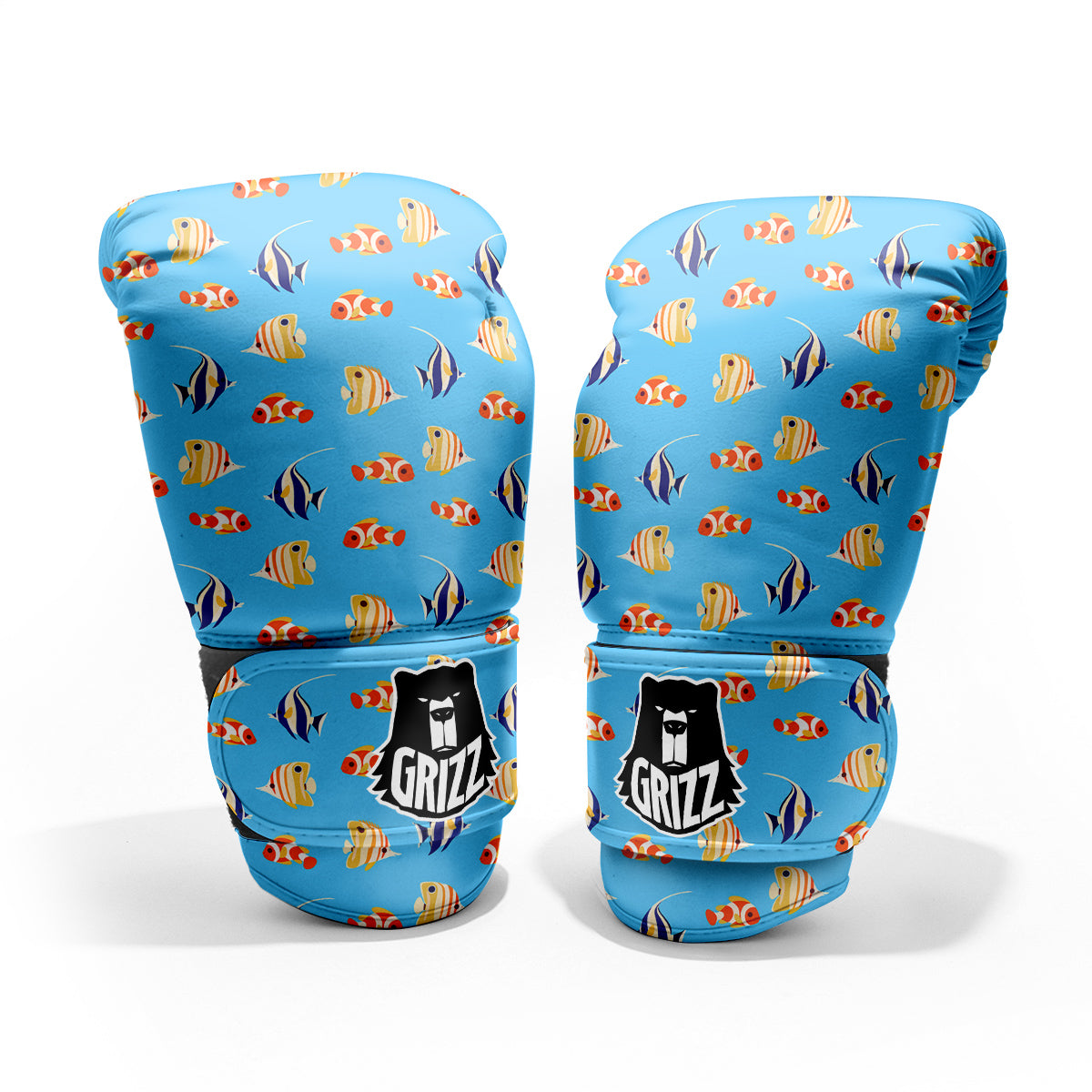 Fish Cute Print Pattern Pro Boxing Glove