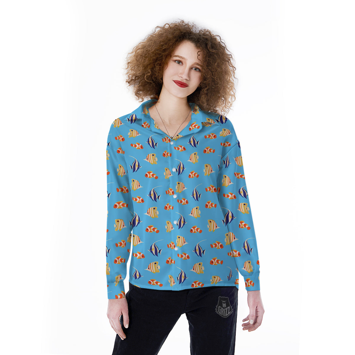 Mango Cute Print Pattern Women Long Robe