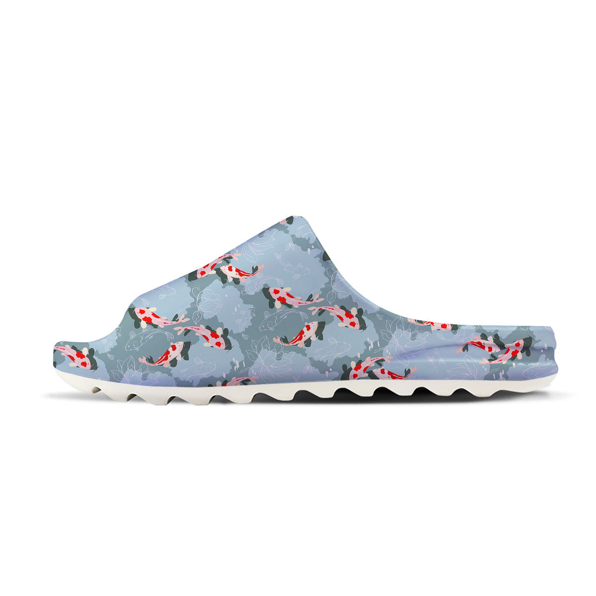 Fish Koi Print Pattern Sandals-grizzshop