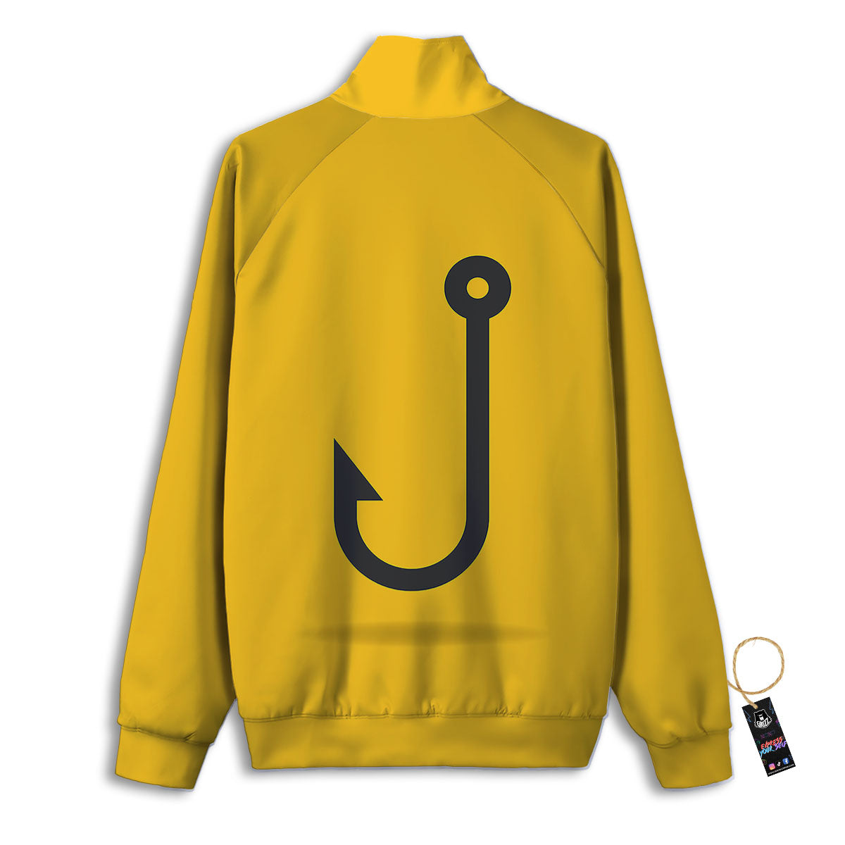 Fishing Hooks Print Track Jacket-grizzshop