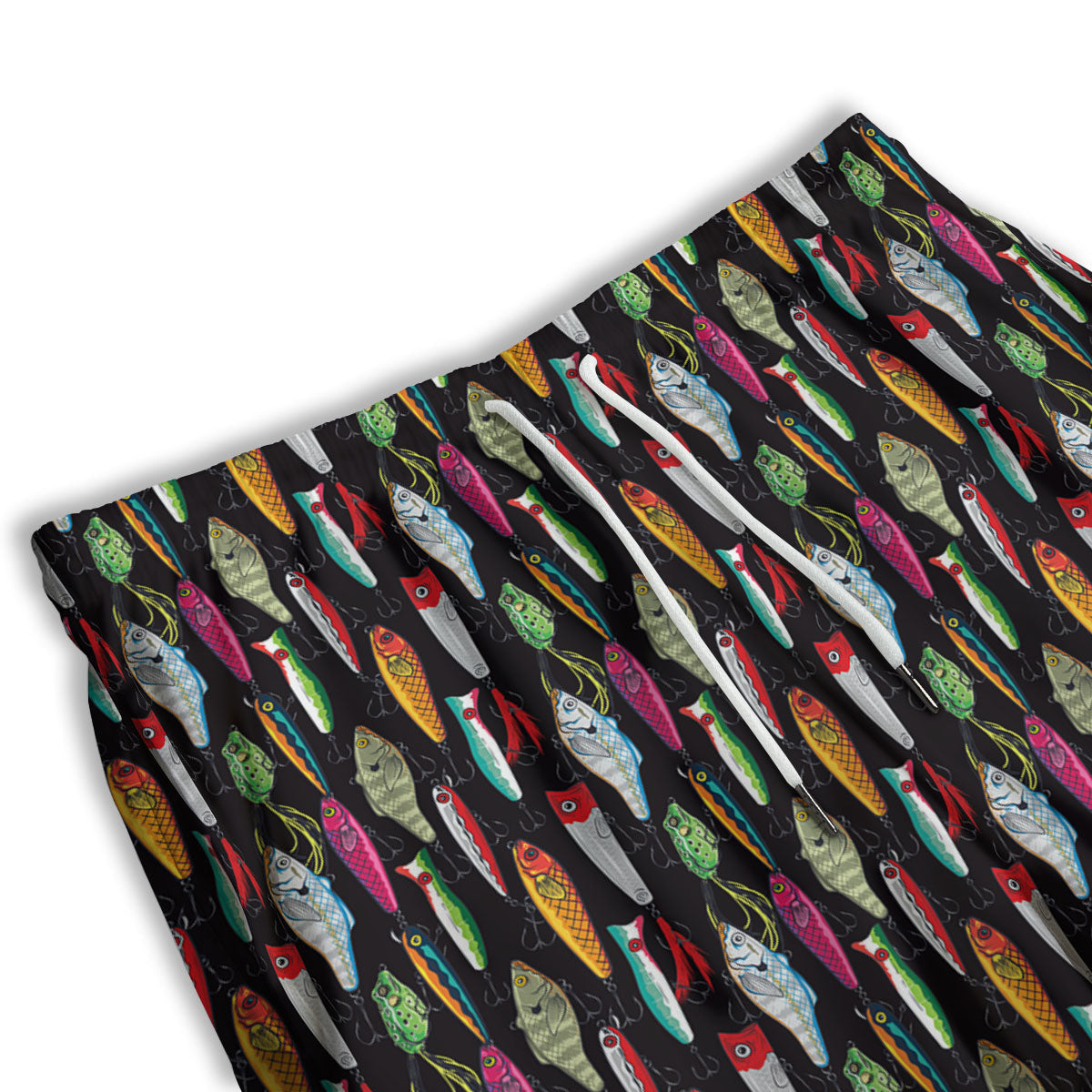Flower Japanese Print Men's Athletic Shorts