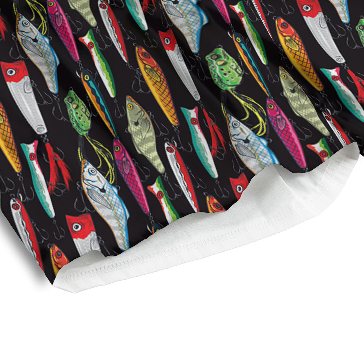 Flower Japanese Print Men's Athletic Shorts