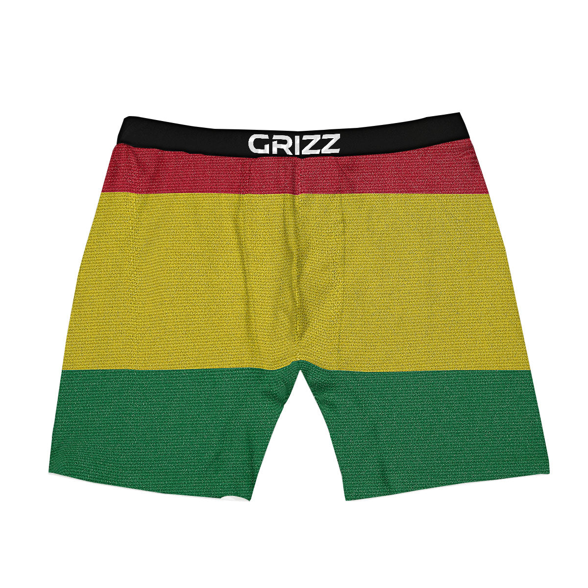 Flag Rasta Print Boxer Briefs-grizzshop