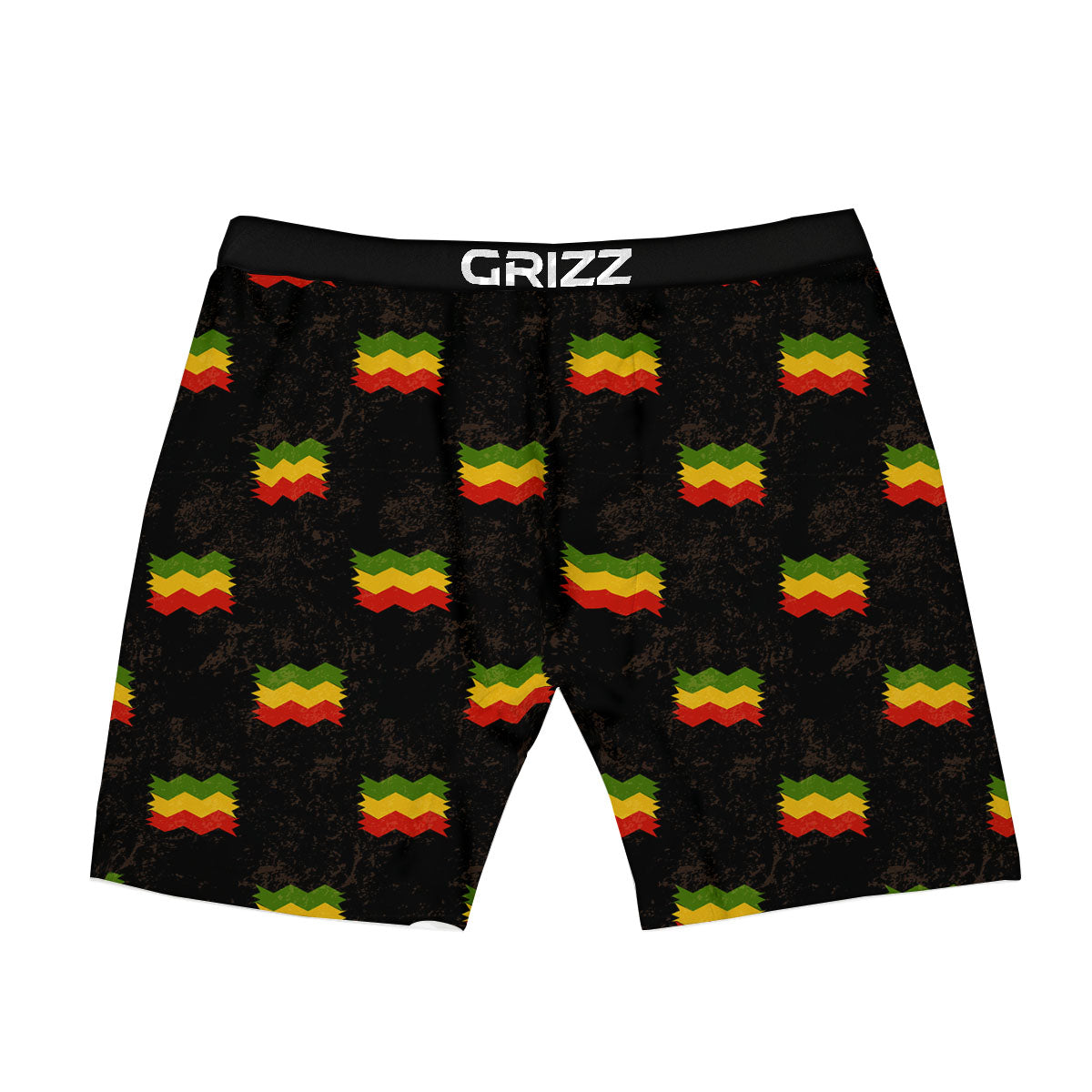 Flag Rasta Print Pattern Boxer Briefs-grizzshop