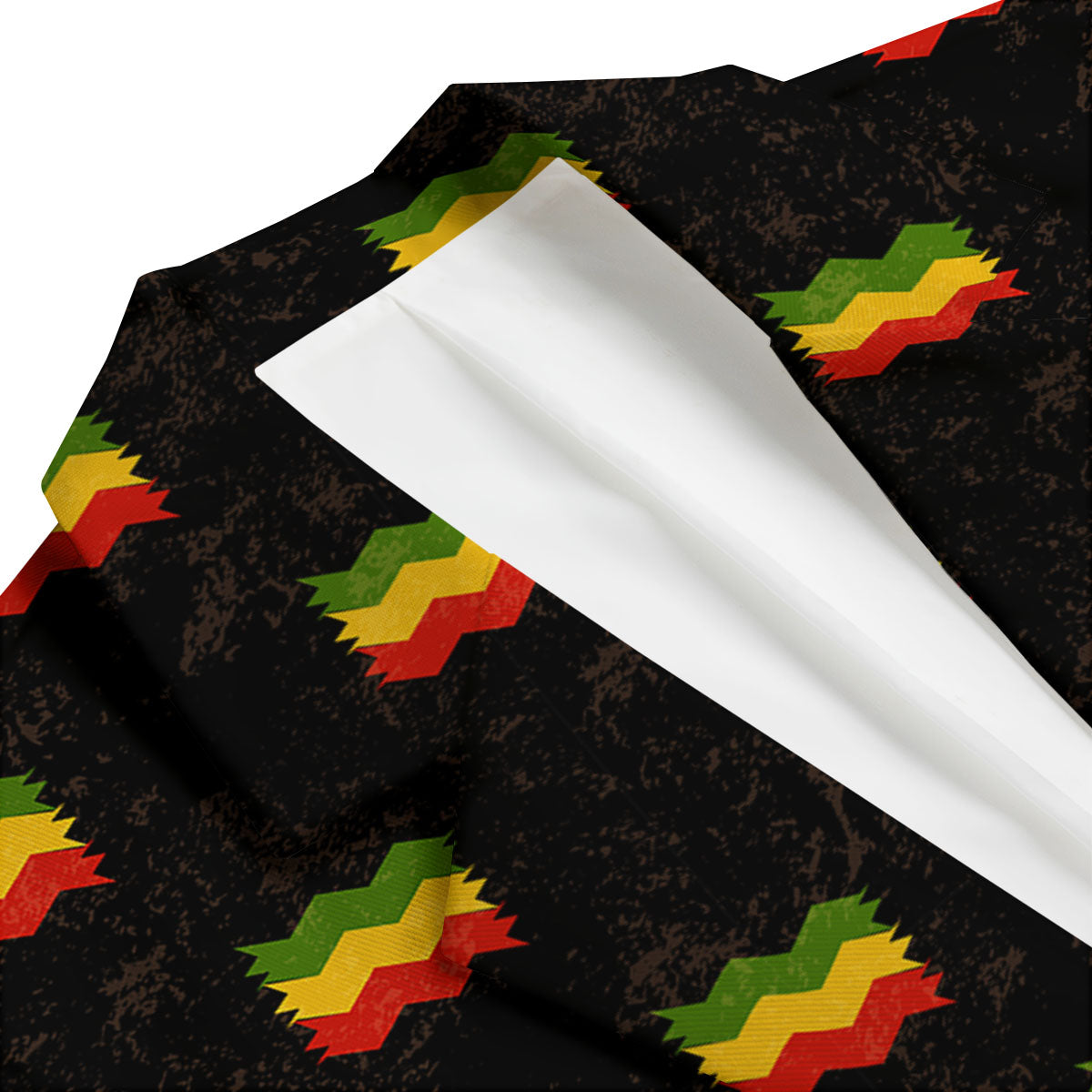 Flag Rasta Print Pattern Men's Blazer-grizzshop