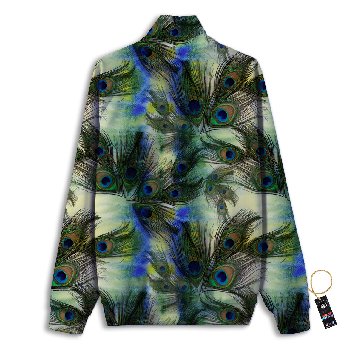 Flag Rasta Print Pattern Track Jacket-grizzshop
