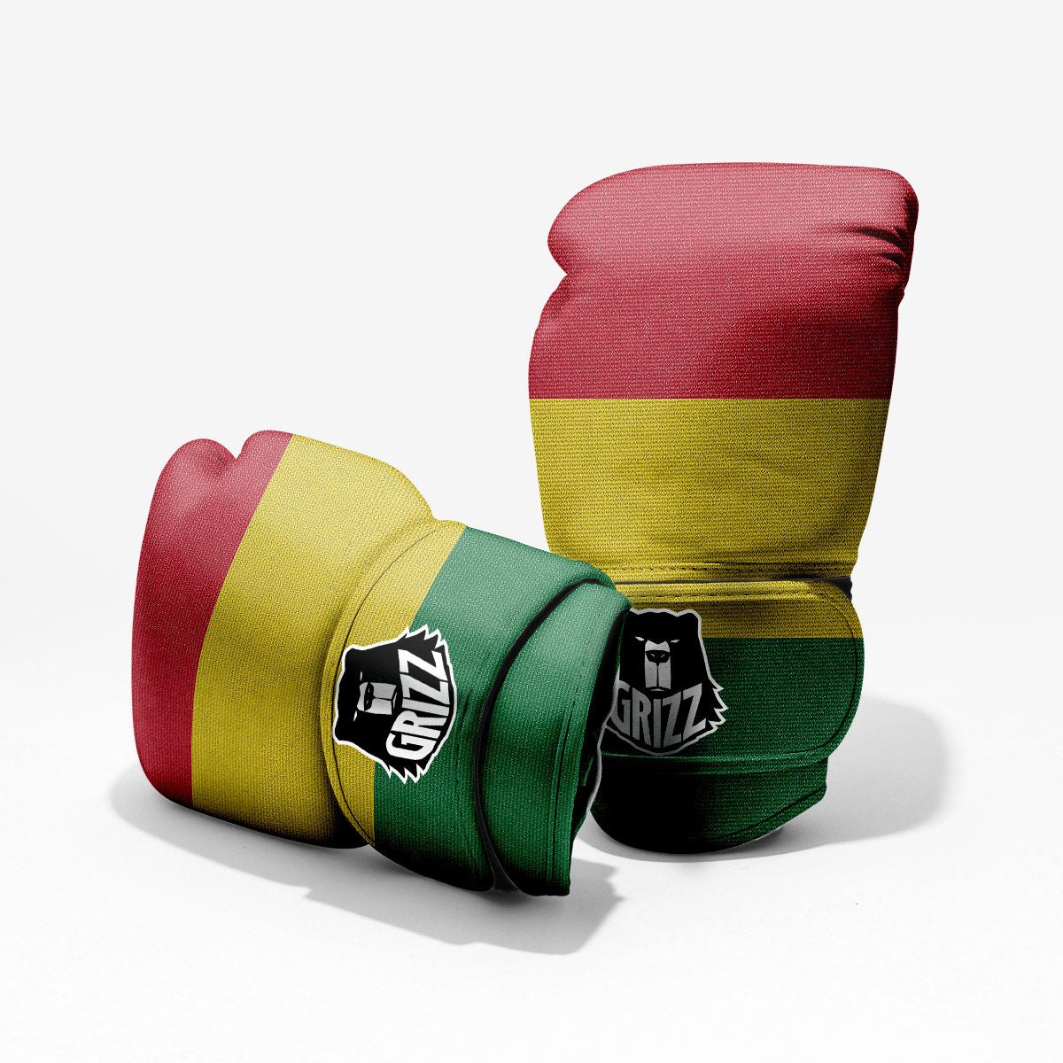 Lion Rasta Print Boxing Gloves