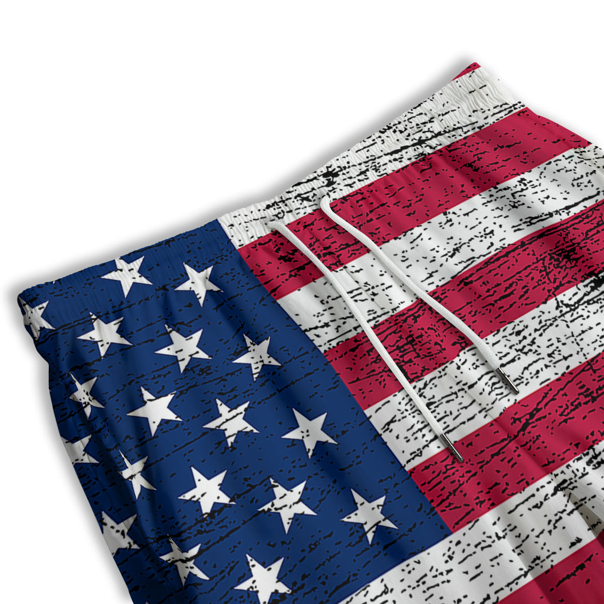 Flower Military Camouflage Print Pattern Men's Athletic Shorts