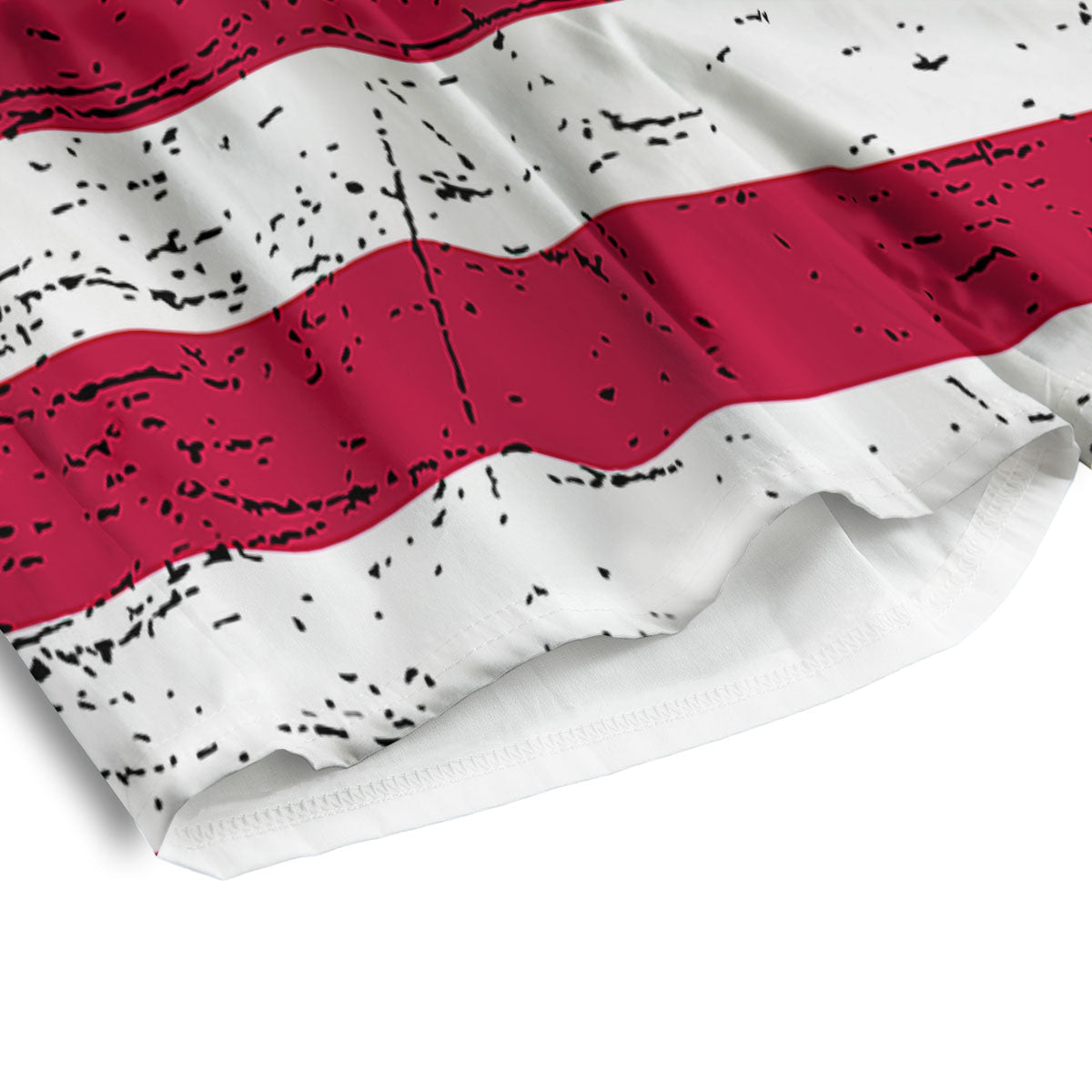 Flower Military Camouflage Print Pattern Men's Athletic Shorts