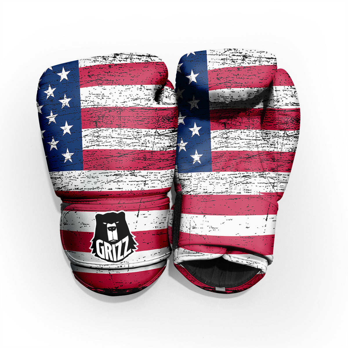 Flag USA Grunge Print Pro Boxing Glove