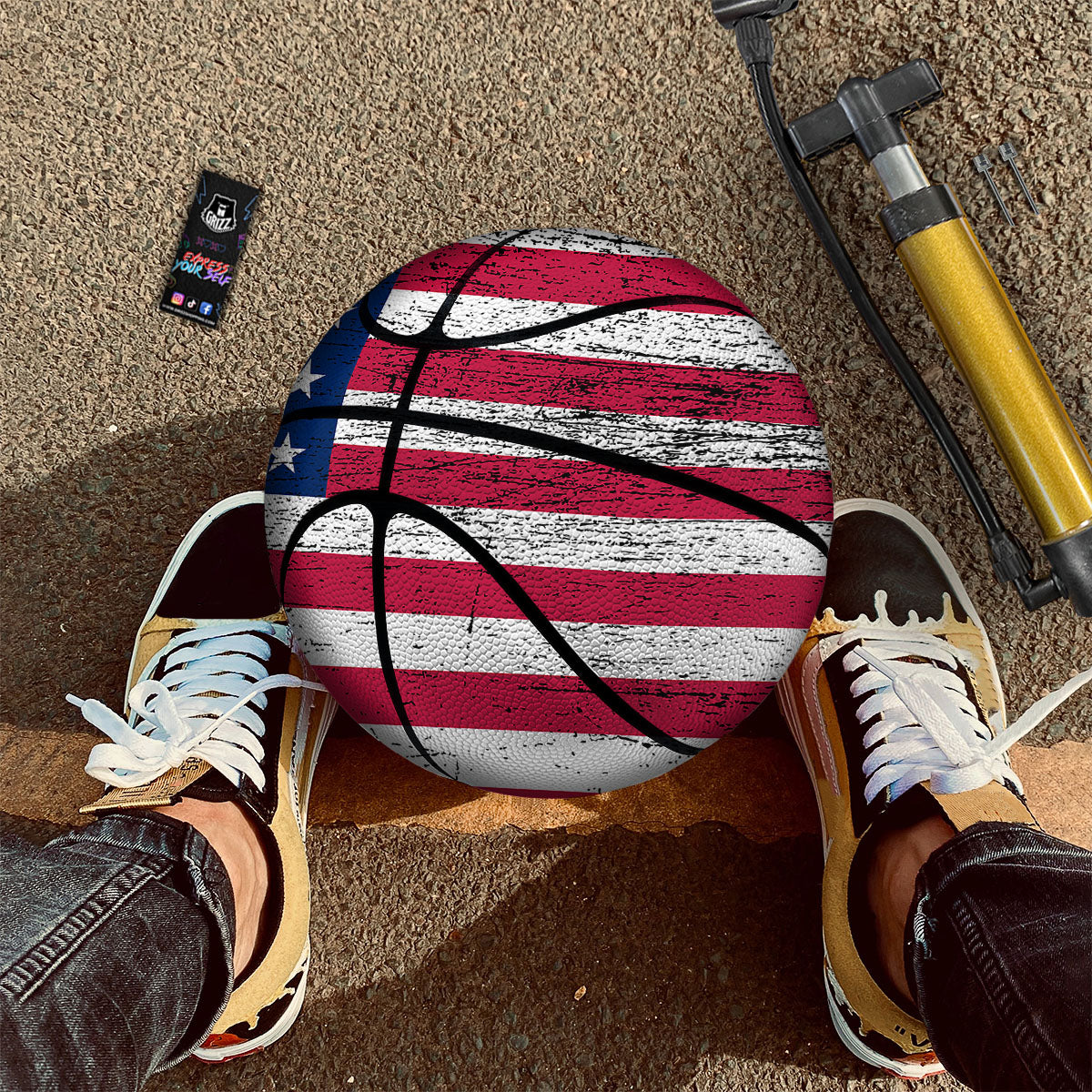 Flower Military Camouflage Print Pattern Basketball