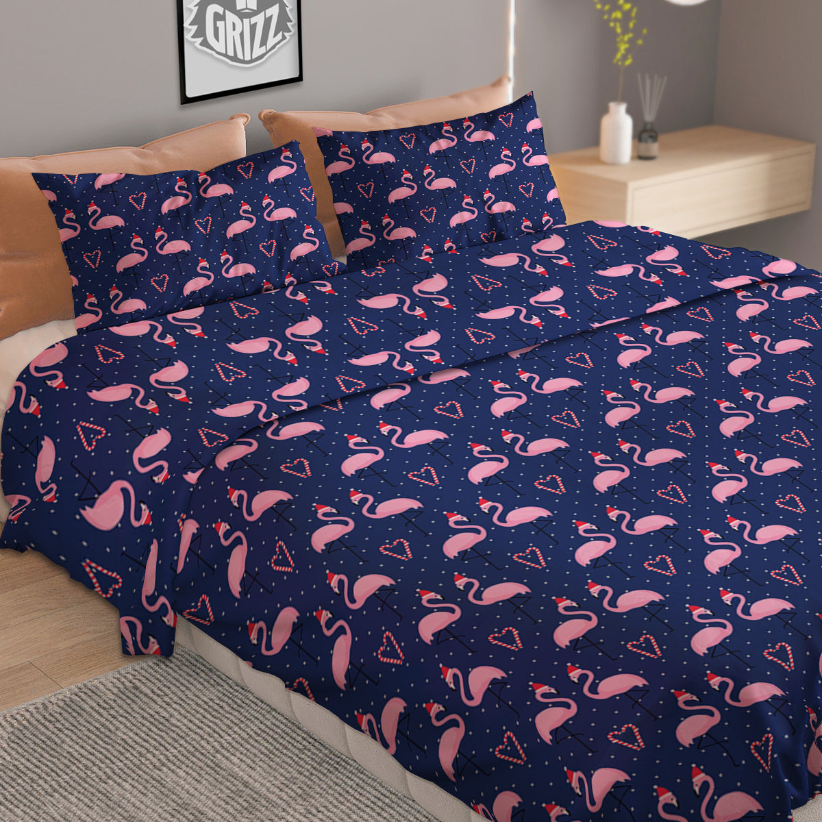 Flower Girly Spring Print Pattern Duvet Cover Bedding Set