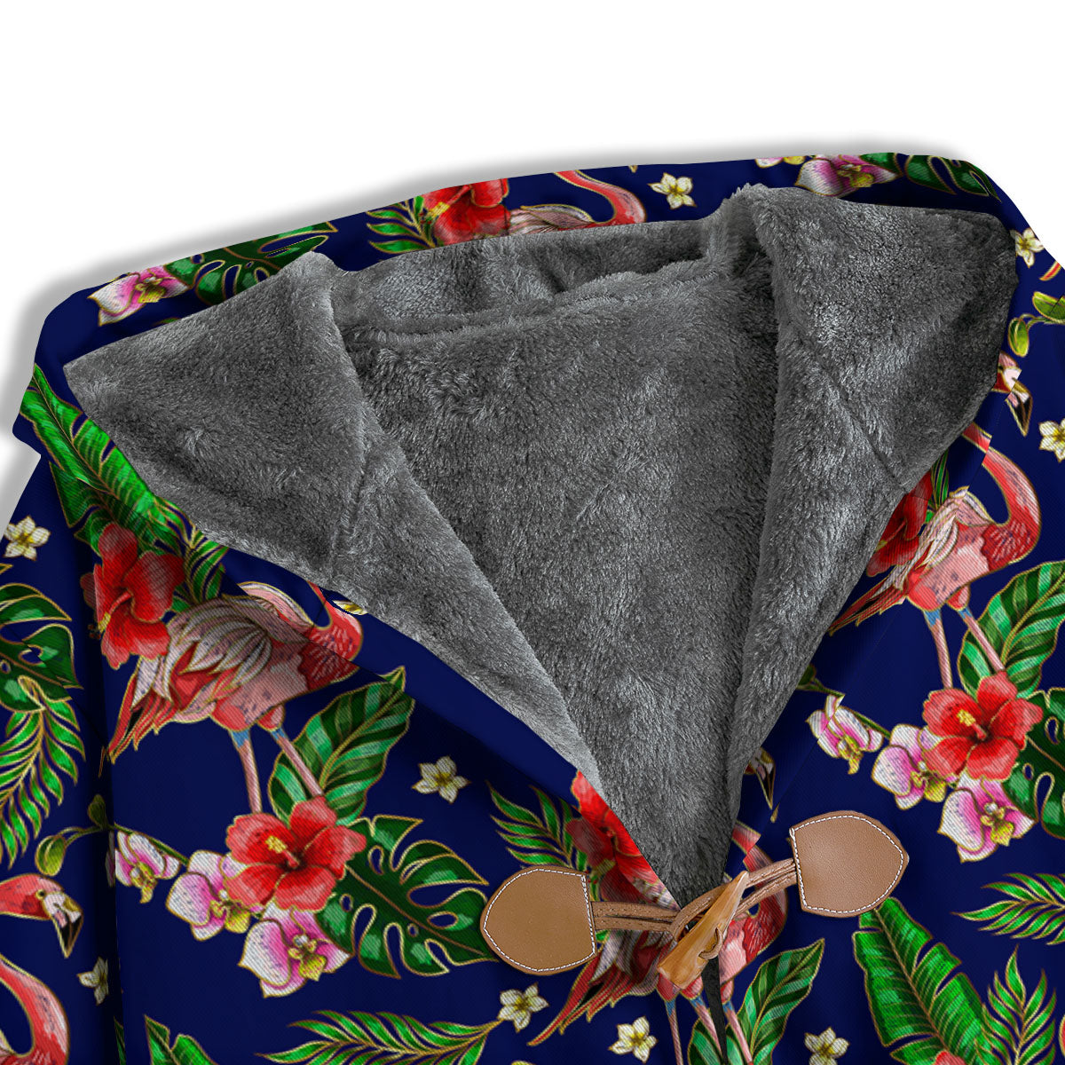 Flamingo Floral Tropical Print Pattern Men's Windbreaker Jacket-grizzshop