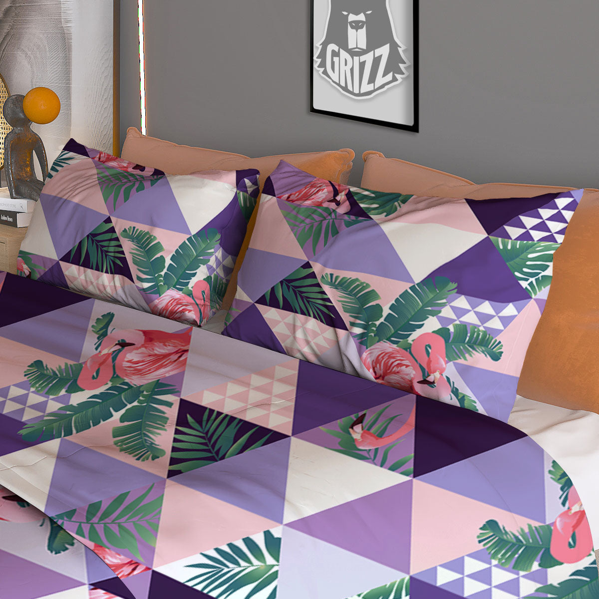Field Sunrise Print Duvet Cover Bedding Set